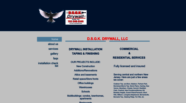 dsgkdrywall.com