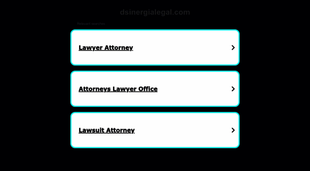 dsinergialegal.com