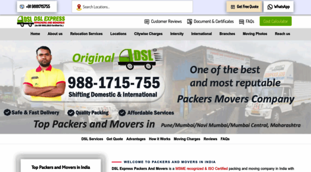 dslexpressmovers.in