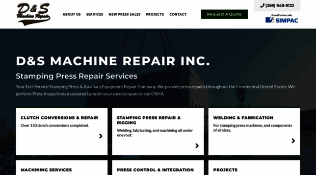 dsmachinerepair.com