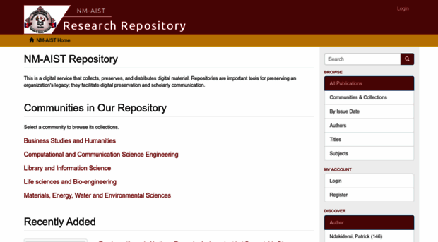 dspace.nm-aist.ac.tz
