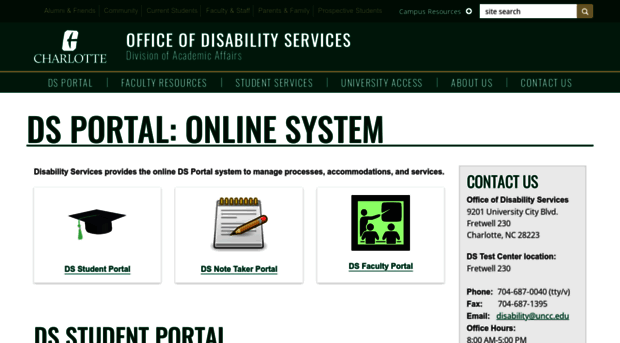 dsportal.uncc.edu