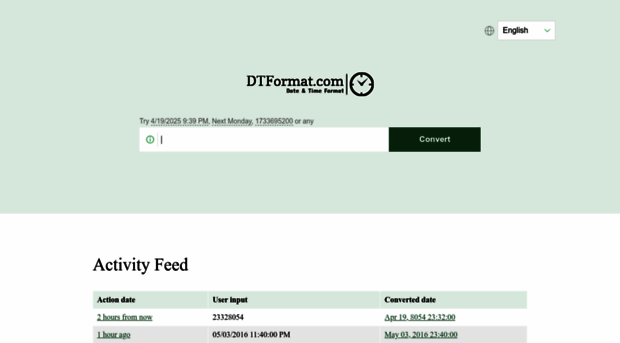 dtformat.com