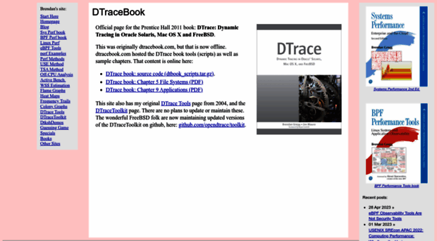 dtracebook.com