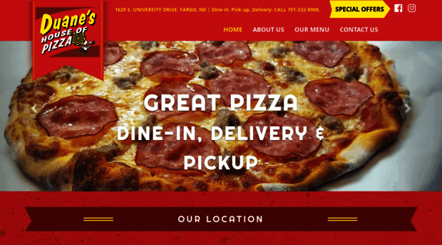 duaneshouseofpizza.com