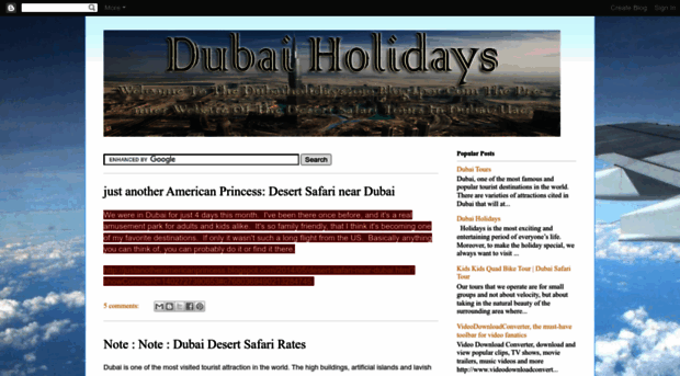 dubaiholidays2010.blogspot.com