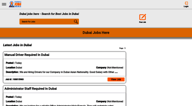 dubaijobshere.com