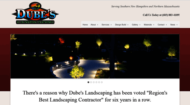 dubeslandscaping.com