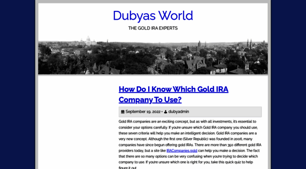 dubyasworld.com