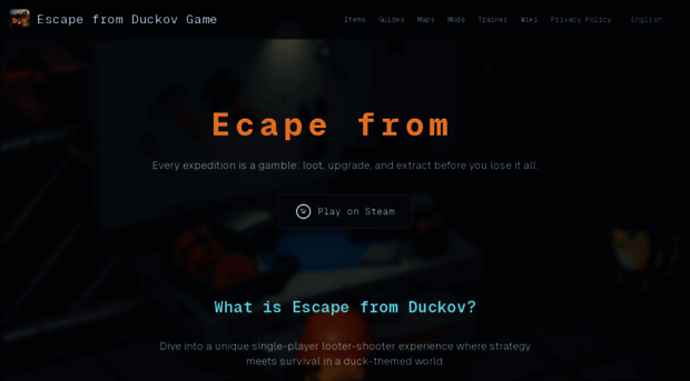 duckescapefromduckov.com