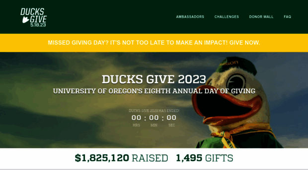 ducksgive.uoregon.edu