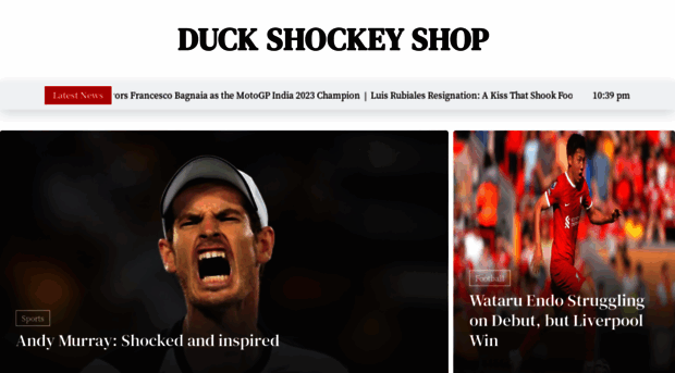 duckshockeyshop.com