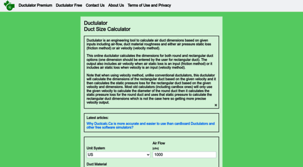 ductcalc.ca