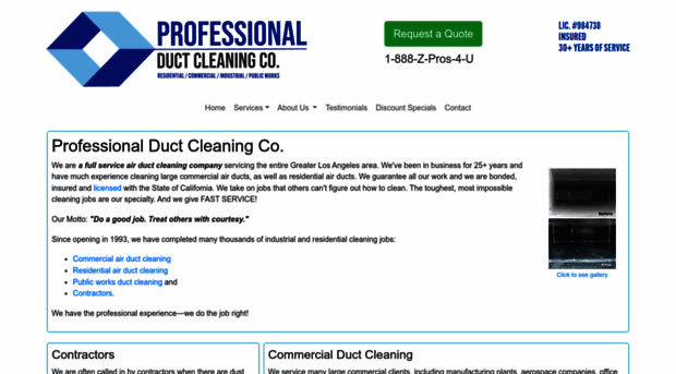 ductcleaningprofessionals.com