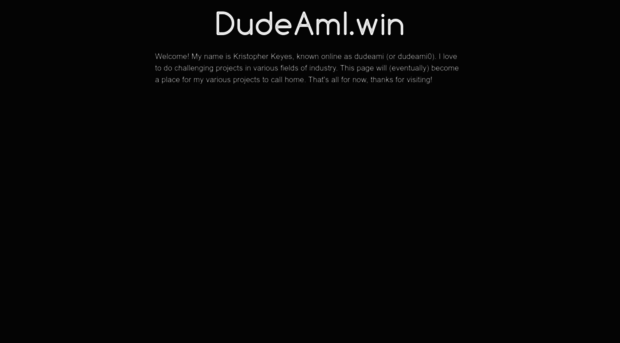 dudeami.win