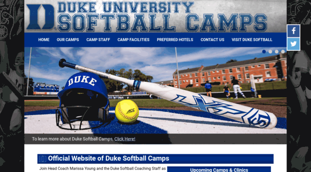 dukesoftballcamps.com