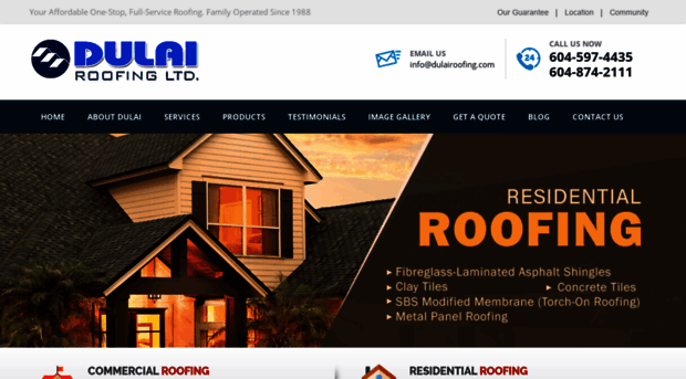 dulairoofing.com