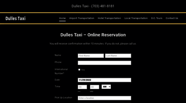 dullestaxi.com