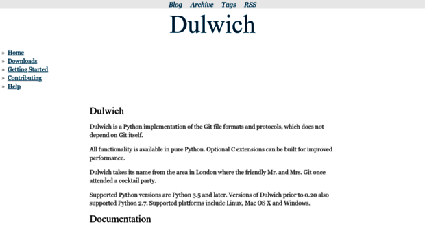 dulwich.io