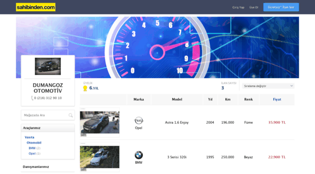 dumangozotomotiv.sahibinden.com