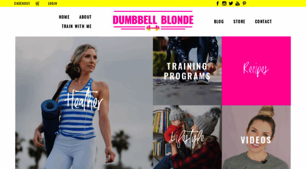 dumbbellblonde.com