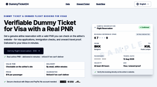 dummyticket24.com