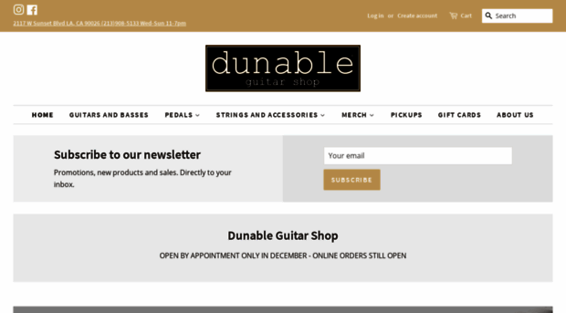 dunableguitarshop.com