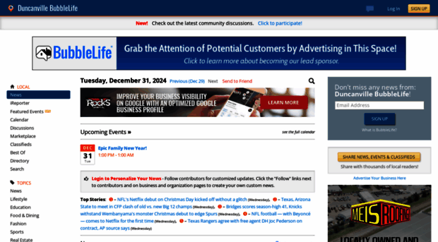duncanville.bubblelife.com