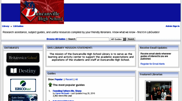 duncanvillehs.libguides.com