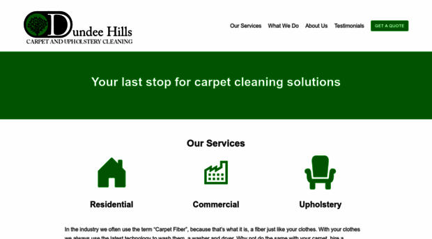 dundeehillscarpetcleaning.com