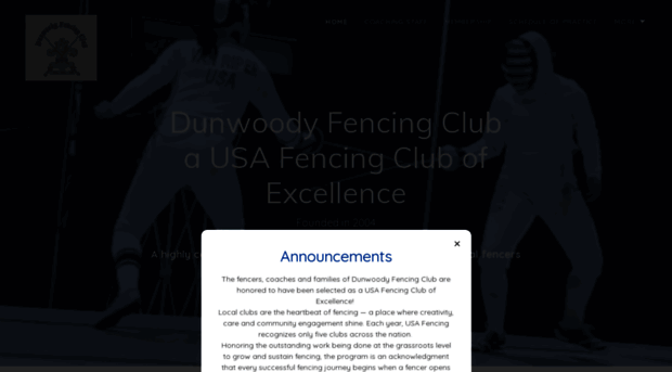 dunwoodyfencingclub.com