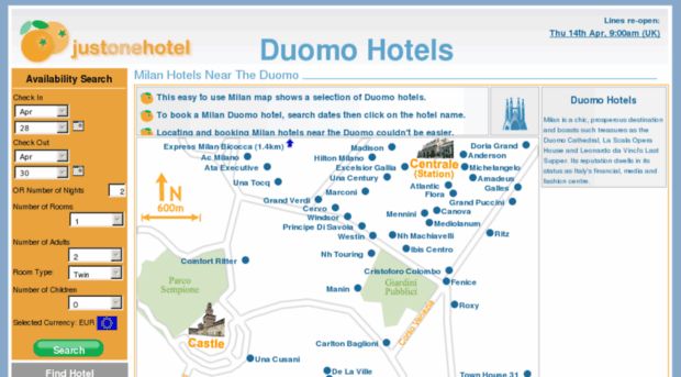 duomohotels.com