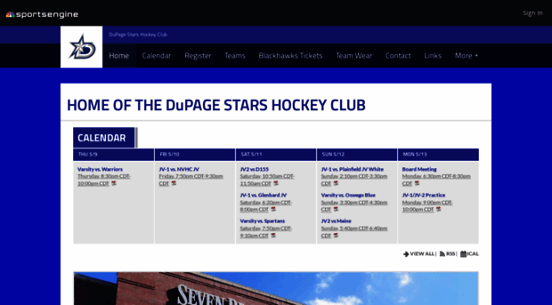 dupagestarshockey.com