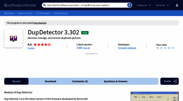 dupdetector.informer.com