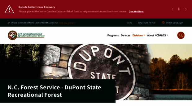 dupontstaterecreationalforest.com