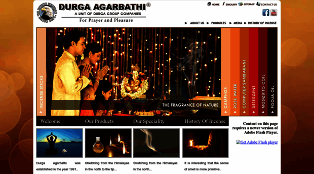 durgaagarbathi.com