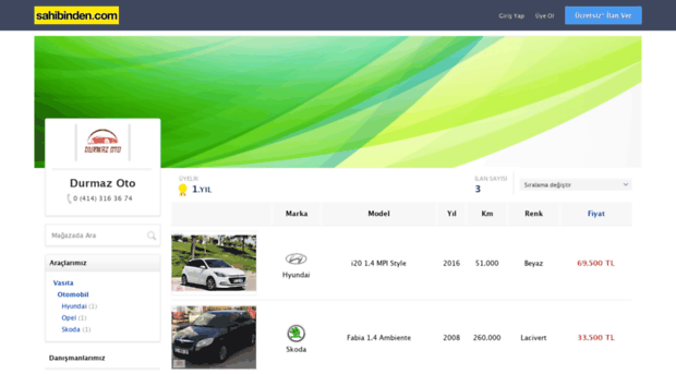 durmazauto63.sahibinden.com