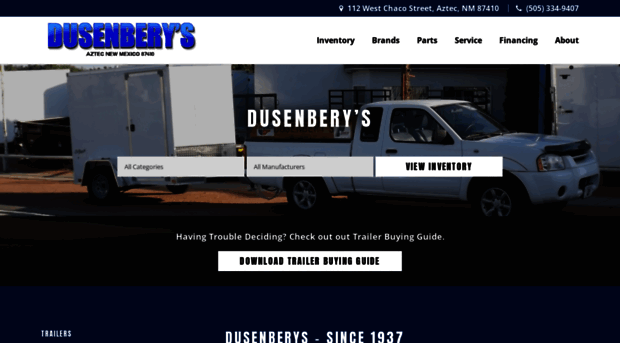 dusenberystrailers.com