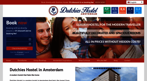 dutchieshostel.com