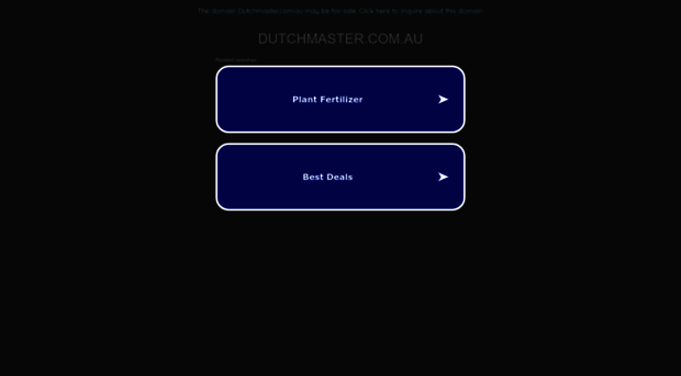 dutchmaster.com.au