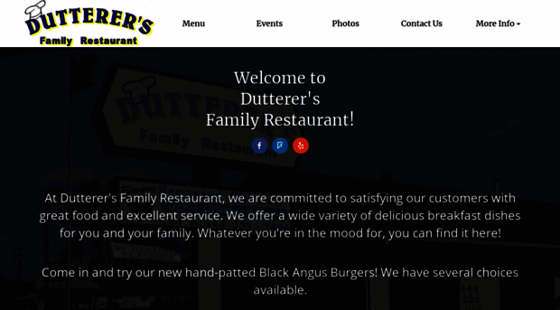 dutterersfamilyrestaurant.com