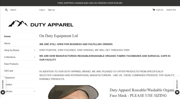 dutyapparel.com