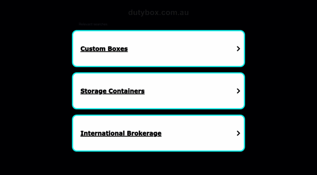 dutybox.com.au