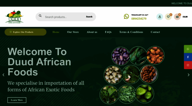 duudafricanfoods.com