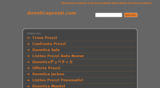 duveticaprezzi.com