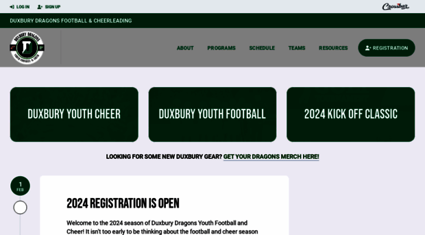 duxburyyouthfootball.com