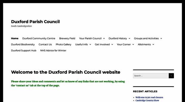 duxfordparishcouncil.gov.uk