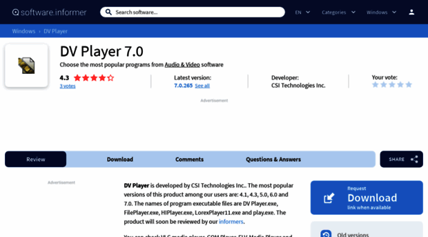 dv-player.software.informer.com