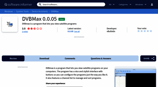 dvbmax.software.informer.com