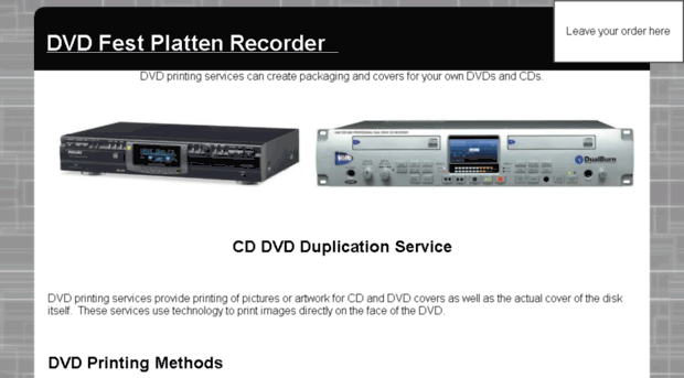 dvdfestplattenrecorder.info